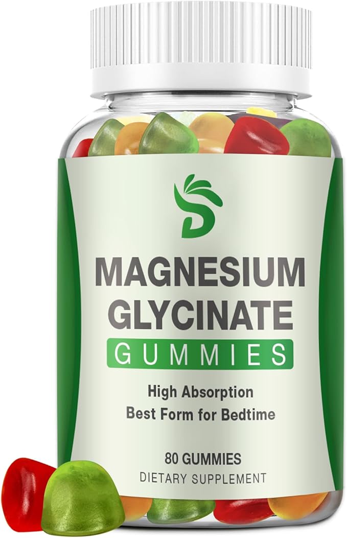 Magnesium Glycinate Gummies 400mg High Absorption Magnesium Supplement for Adults and Kids Calm Magnesium Gummies for SleepRelaxation Stress Relief Sugar Free 80 Raspberry Gummies