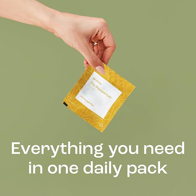 The Postpartum - Vitamins to Fuel Your Fourth Trimester - Formulated by Doctors with Nutrients to Support Hormones&amp Recovery - DHA (Omega-3) Iron Choline B12-30-Day Supply