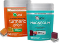 Magnesium &amp Turmeric: Magnesium Citrate 350mg 90 Soft Chews &amp Turmeric and Ginger 750mg 90 Soft Chews