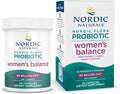 Nordic Naturals Nordic Flora Probiotic Women's Balance - 30 Capsules - 12 Probiotic Strains with 60 Billion Cultures - Intestinal Support Vaginal Health - Vegan - 30 Servings