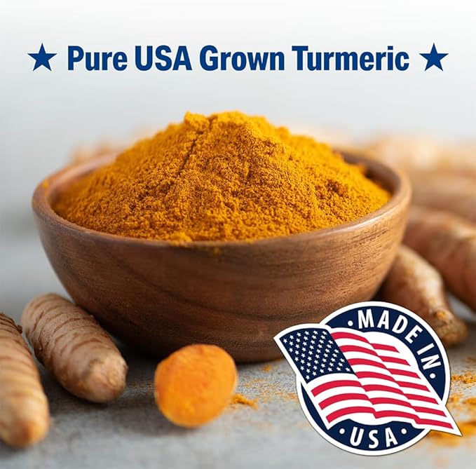 Pure USA Grown Premium Turmeric Curcumin with BioPerine 1500mg - 95% Standardized Curcuminoids &amp Black Pepper Extract for Enhanced Absorption - Natural Joint Support - 90 Capsules