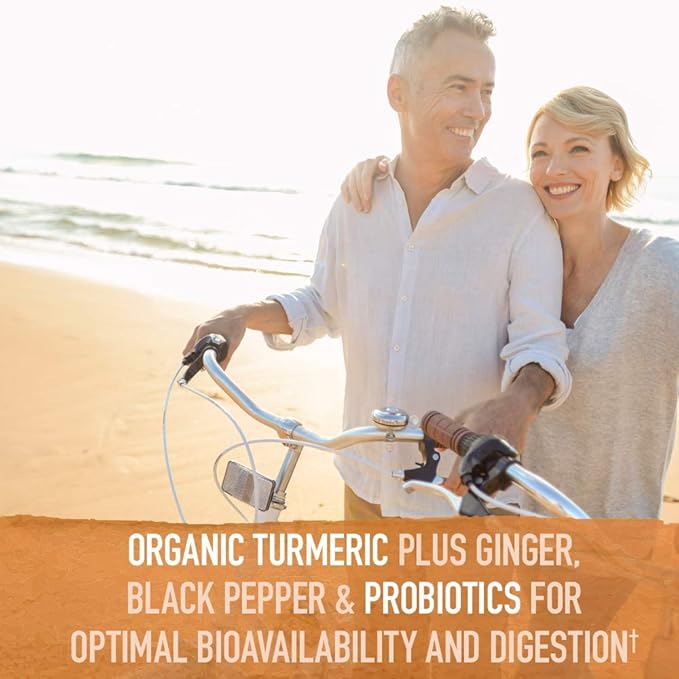 Garden of Life Turmeric Inflammatory Response &amp Vitamin D3 Raw Whole Food Supplements 60 Tablets &amp 60 Capsules