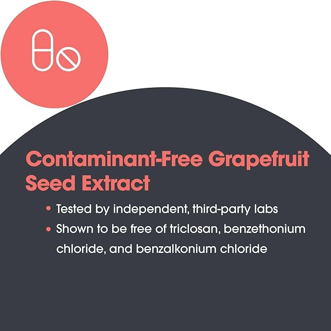 Nutricology Citrus Seed Extract Supplement - Grapefruit Seed Extract 500mg Supports Metabolic Function Contaminant Free Vegetarian Capsules - 120 Count