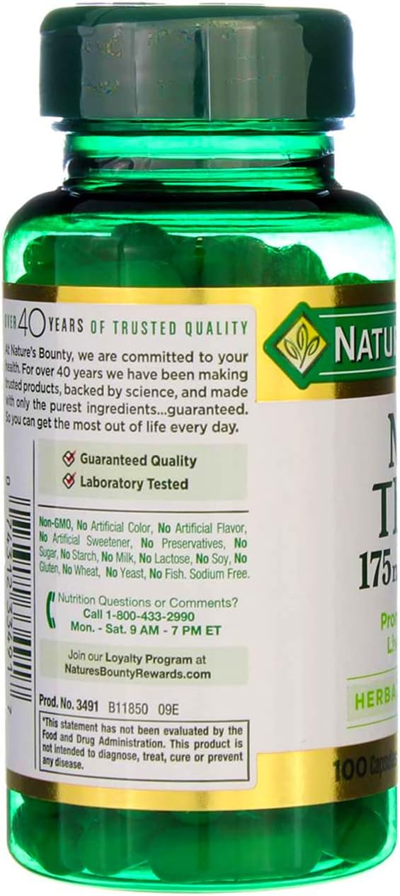 Nb NAT Milk Thistle Caps Size 100ct