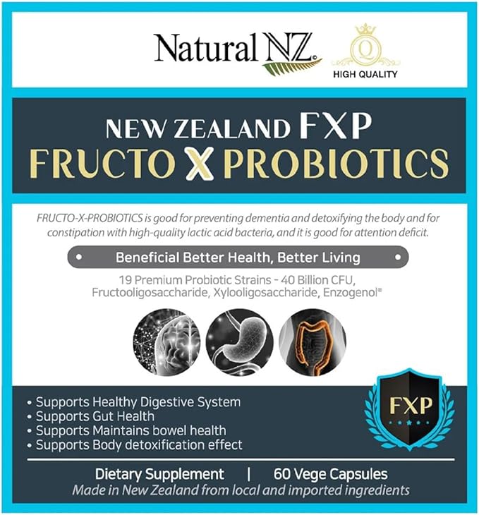 Fructo X Probiotics 40 Billion 60 Vege Capsules (1)