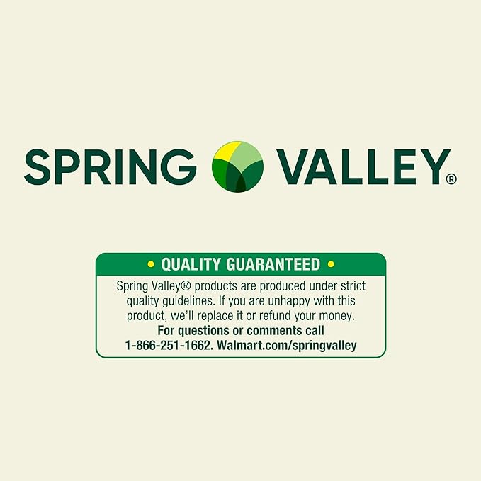 Spring Valley Zinc Dietary Supplement Caplets for Immune Health 50 mg 200 Count