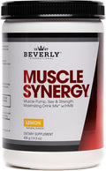 Beverly International Muscle Synergy 405g (Lemon Powder 14.3 oz) Dramatic Muscle Pump Size &amp Strength Maximizing Drink Mix w/HMB. L-Arginine L-Citrulline Creatine Monohydrate L-Ornithine