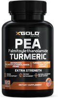 Pea Palmitoylethanolamide + Turmeric Curcumin Complex – 1600mg Micronized 99% &amp 95% Curcuminoids – High Potency Joint Support Mobility &amp Comfort – Made in USA