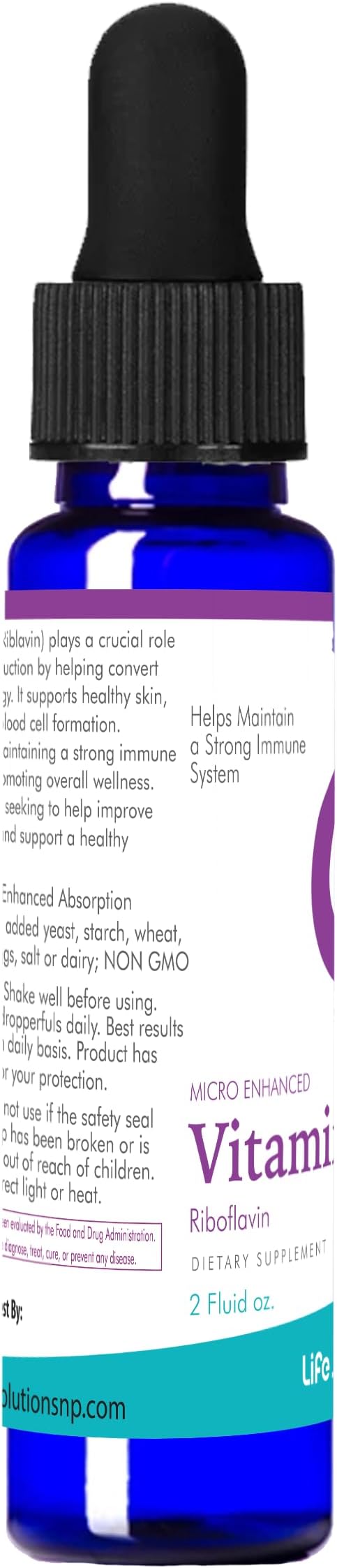 Life Solutions Vitamin B2 Dietary Supplement
