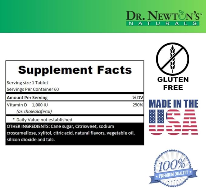 Vitamin D3 60 Fast Melt Tabs