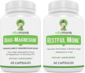 Sleep &amp Relaxation Bundle: VitaMonk Melatonin-Free Sleep Aid + Quad Magnesium Blend