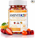 Amevit Kids Gummy Multivitamin - Complete Daily Vitamins for Children - with Essential Nutrients for Growth &amp Immunity - Natural Fruit Flavor - 30 Gummies