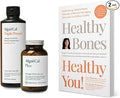 ALGAECAL Bundle - Calcium Supplement with Vitamin D + K2 Mag Boron &amp Omega 3 Fish Oil with EPA &amp DHA and Book by Lara Pizzorno Healthy Bones Healthy You to Increase Bone Health