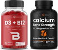 NutraChamps D3 B12 Gummies &amp Calcium Magnesium Zinc