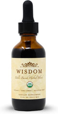 Organic Turmeric Frankincense and Myrrh – Herbal Supplement Blend for Energy Detox Focus Immunity &amp Stress – Non-GMO Vegan Tonic with Milk Thistle – Wisdom Bible Based Blend – 2oz Liquid Drops