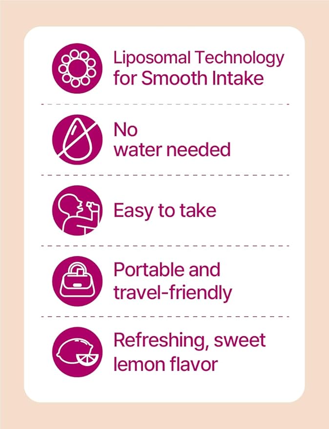 (370mg X 30) Liposomal Pure Glutathione Purple Film Strips/Glutathione 150 mg Supplement 90% Purity