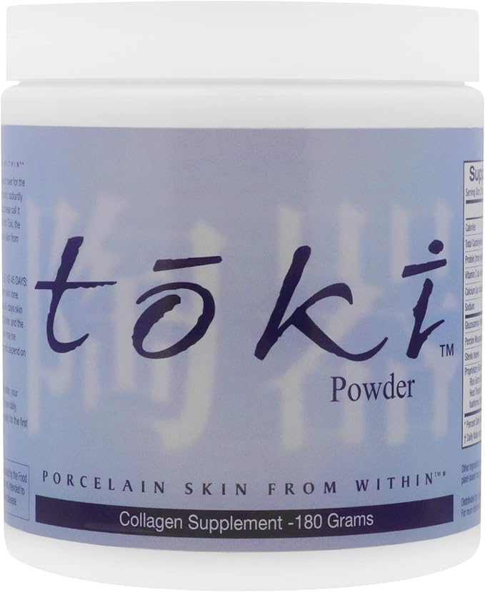 Lane Innovative - Toki Powder Collagen Supplement for Skin Collagen Peptides for Anti-Aging Anti-Wrinkle Formula Helps Reduce Age Spots Peptides for Youthful Skin (30 Servings)