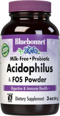 Bluebonnet Probiotic Acidophilus Plus FOS Powder 3 Ounce