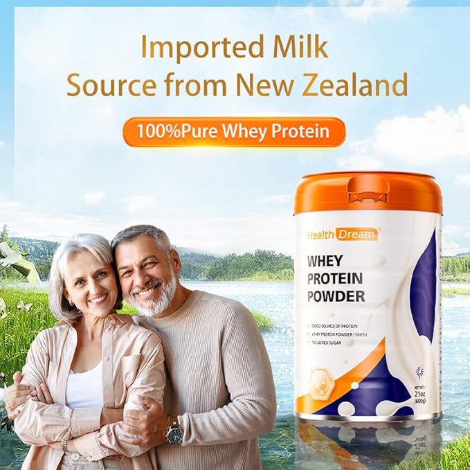 Pure Whey Protein Powder100% Whey Protein PowderNo Artificial IngredientsHelp with Recovery and Enhance Immunity