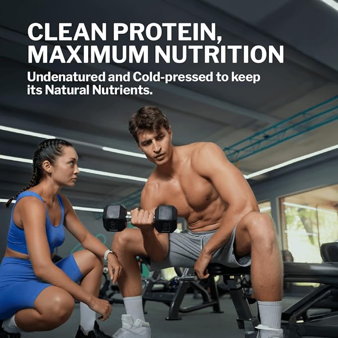 Opportuniteas Grass Fed Whey Protein Powder Concentrate - Vanilla - Pure Protein Supplement - Non GMO Hormone Free &amp Gluten Free - 1lb