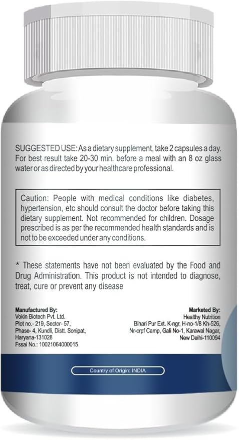 Healthy Upvision Eye Care Supplemnt for Eye Health with Omega-3 Vitamin E VIT A VIT C Lutein Zeaxanthin VIT B2 Vegetarian 60 Capsules-Pack of 1