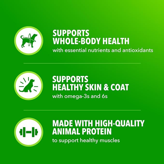 IAMS Proactive Health Adult Wet Dog Food Beef Peas and Carrots Recipe 3.5 oz. Pouch (16 Count Pack of 1)