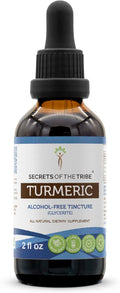 Turmeric Tincture Alcohol-Free Extract Turmeric (Curcuma Longa) Dried Root Tincture Supplement 2 oz