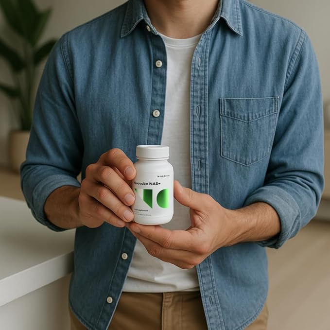 NOOCUBE NAD+ Supplement for Age-Defying Defenses – Nads+ Plus Anti-Aging Formula NAD Supports Cognitive Function Increases Energy Enhances Brain Function and Promotes Wellness for Men &amp Women