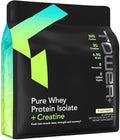 Tower+™ Pure Whey Protein Isolate Powder with Creatine - Muscle Recovery &amp Growth Support Formula 30g Protein per Serving BCAAs Gluten-Free 30 Servings