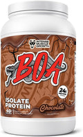 BOA Isolate Protein with Vitamin B6 and Zinc - Low-Sodium Whey Protein Isolate 24g of Protein per Scoop - (Chocolate - 40 Servings)