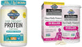 Garden of Life Organic Vegan Unflavored Protein Powder 22g Complete Plant Based Raw Protein &amp BCAAs Plus Probiotics &amp Digestive Enzymes for Easy Digestion &amp