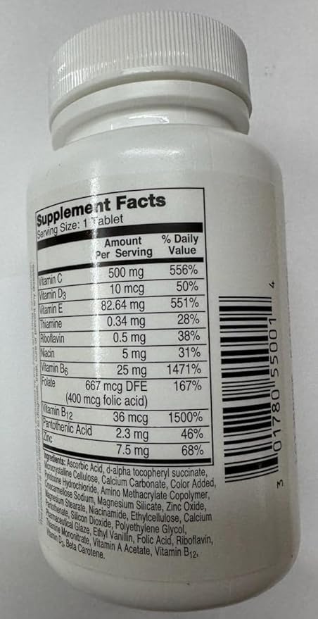 Antioxidant Multivitamin Tablets - 100 ea Pack of 3