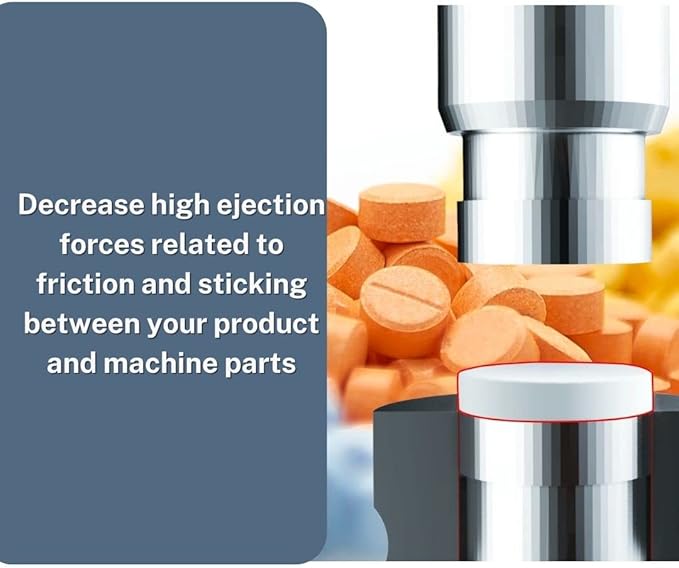 Magnesium Stearate Powder - Dry Lubricant - 1kg (2.2 lb) Anti-Sticking &amp Flowing Agent for Tablet Press Machine Pill &amp Capsule Mix - Halal - Kosher - Vegan