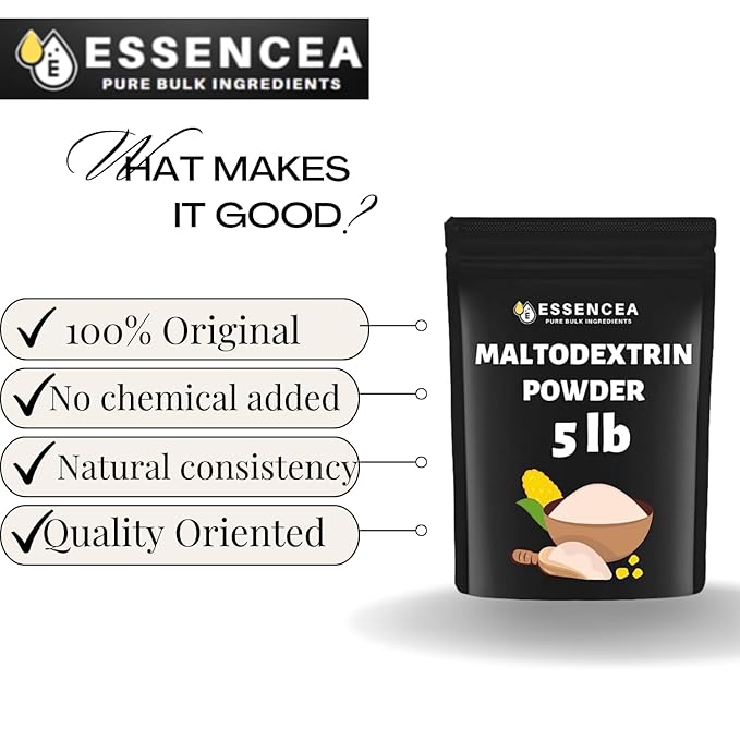 Zinc Oxide Powder 1lb + Maltodextrin Powder 5lb Combo | Non-Nano Food Grade | Ideal for DIY Formulations and Versatile Use | Resealable Bags| Value Combo Pack