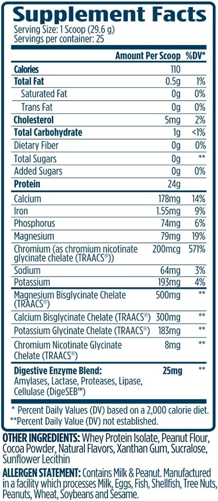 VMI Sports | ProtoLyte Whey Isolate Protein Powder | Low Calorie Whey for Weight Loss and Muscle Gain | Digestive Enzymes | Non-GMO (1.6 lb Chocolate Peant Butter)