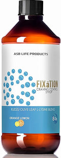 Fixation Syrup Anti-Alcohol Cravings Management Alcohol Support Kudzu Milk Thistle L-lysine Olive Leaf Pancreatin