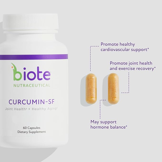Biote Nutraceuticals - Curcumin SF - Circulation + Healthy Aging (60 Capsules)