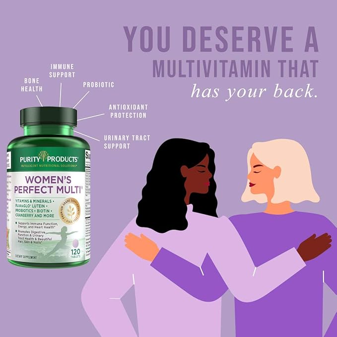 Purity Products Bundle - MyBiotin ProClinical + Women's Perfect Multi MyBiotin ProClinical (Biotin MB40X Matrix Astaxanthin) - Women's Multivitamin (Supports Urinary Tract Health + Lots More)