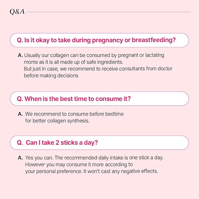 [30Days Collagen Care] Goodnight Collagen 30 Days Miracle Beauty Pack Powder Stick Korean Marine Collagen Fish Collagen for WomanVitamin C Fast Absorption Fruit Flavored Glutathione Elastin M
