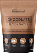 JUST INGREDIENTS Chocolate Protein Powder – 20-Serving Blend with 100% Grass-Fed Whey &amp Organic Plant Proteins – Rich Cocoa Flavor – Supports Muscle Recovery Energy*
