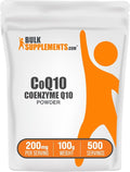 BulkSupplements.com Coenzyme Q10 Powder - Coenzyme Q10 200mg Supplement Nutritional Supplement - Gluten Free 200mg per Serving 100g (3.5 oz) (Pack of 1)