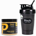 Pinch Magic Fiber &amp Shaker Combo | Prebiotic Psyllium Husk Fiber for Digestive Health Keto Vegan Low Sugar | BPA-Free Shaker for Smooth Mixing Travel-Friendly Dishwasher Safe | 28-Day Supply