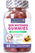 Skin Whitening Gummies with I-Glutathione Collagen &amp Bioth Antioxidant &amp Skin Care Anti-Aging 60 Count