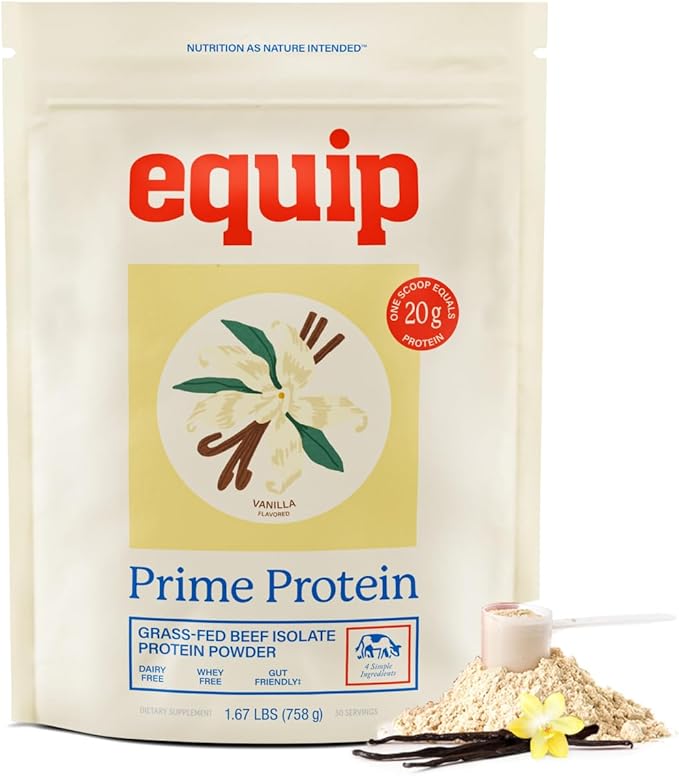 Equip Foods Prime Protein Powder Strawberry &amp Prime Protein Powder Vanilla