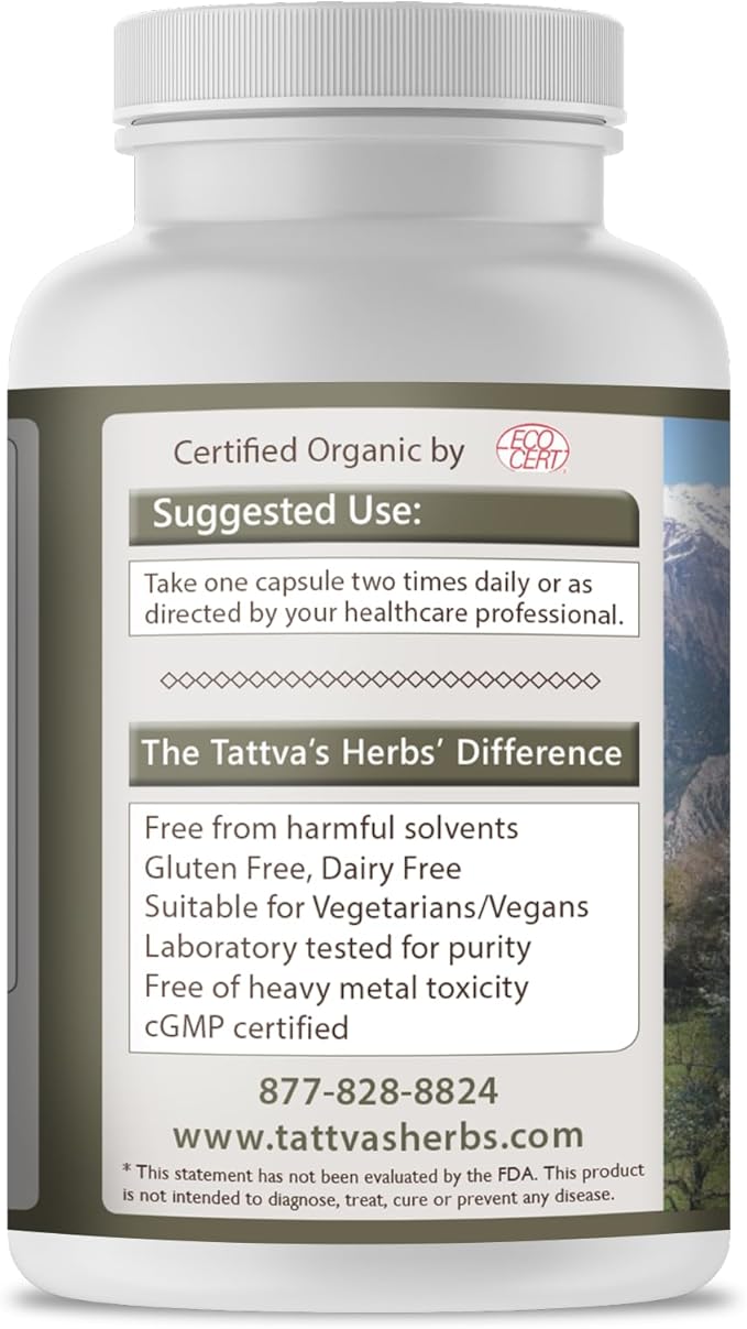 Tattva's Herbs Boswellia Serrata 500mg – Joint Support Supplement for Men &amp Women Supercritical CO2 Extract 240 Veggie Capsules (2-Pack) - 25 Years of Premium Service
