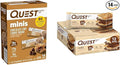 Quest Nutrition Mini Chocolate Chip Cookie Dough Protein Bars High Protein Low Carb Keto Friendly 14 Count &amp S'mores Protein Bar High Protein Low Carb Gluten Free Keto Friendly 12 Count