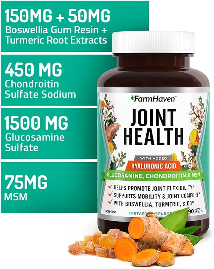 FarmHaven USDA Organic Milk Thistle and Glucosamine Chondroitin