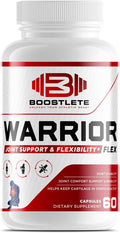 Warrior Flex Premium Joint Support Supplement – Glucosamine Chondroitin Turmeric &amp Boswellia – Promotes Joint Comfort Flexibility &amp Mobility – Non-GMO Gluten-Free USA Made (60 Capsules)