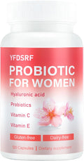 Women's Vaginal Probiotic Supplement for Intimate Health &amp pH Balance | with Hyaluronic Acid Multi-Collagen Vitamin C | Supports Comfort Moisture &amp Antioxidant Defense | 120 Capsules (1)