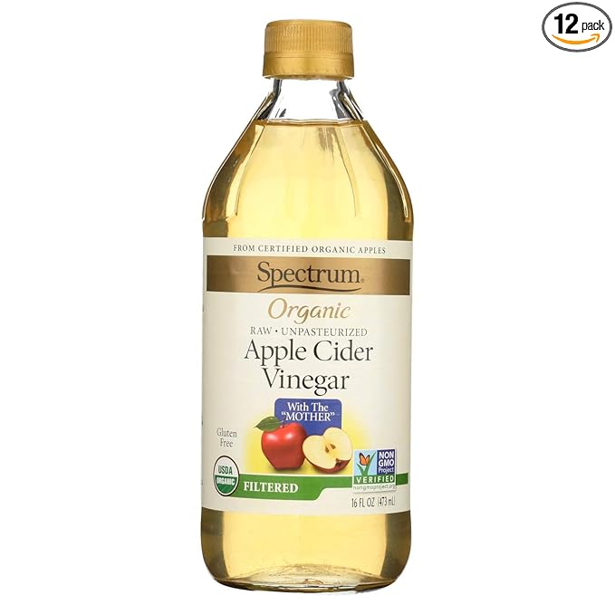 Spectrum Organic Apple Cider Vinegar 16 Ounce - 12 per case.